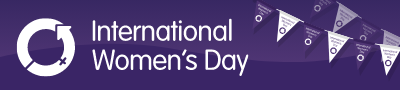 International Women's Day banner.